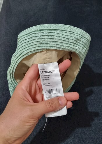 2-3 Yaş, 20 cm Beden Çok Renkli lcw çocuk hasır Şapka