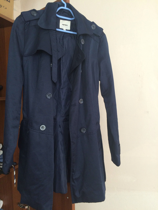 Koton Lacivert Trenchcoat