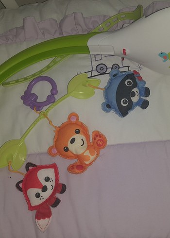 Fisher Price Yeşil Dönence Bebek Oyuncağı