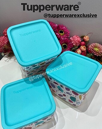  Beden Tupperware Kübik Serisi Saklama Seti 3?lü 
