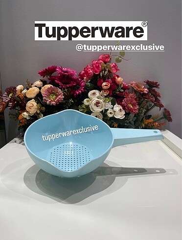  Beden Tupperware Süzgeç Buz Mavisi 1 lt