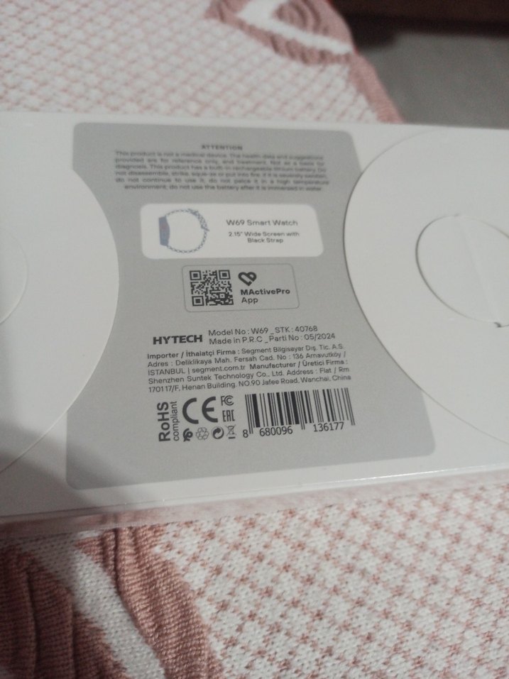 Hytech W69 Akıllı Saat siyah - Görsel 3