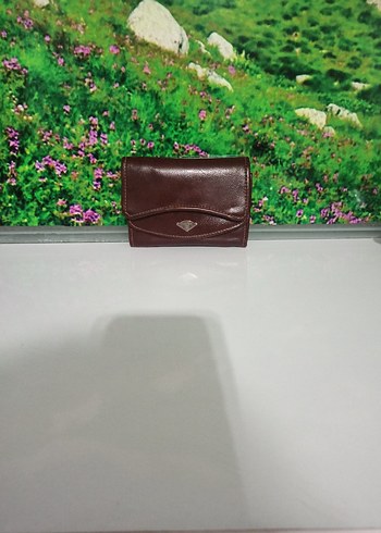 Kahverengi Deri Kadın Cüzdanı yanında kartlıkla birlikte - Görsel 5