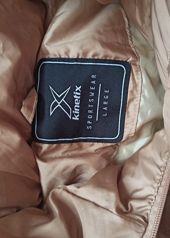 Kürklü Kapüşonlu Bej Kadın Kış Montu - Görsel 3