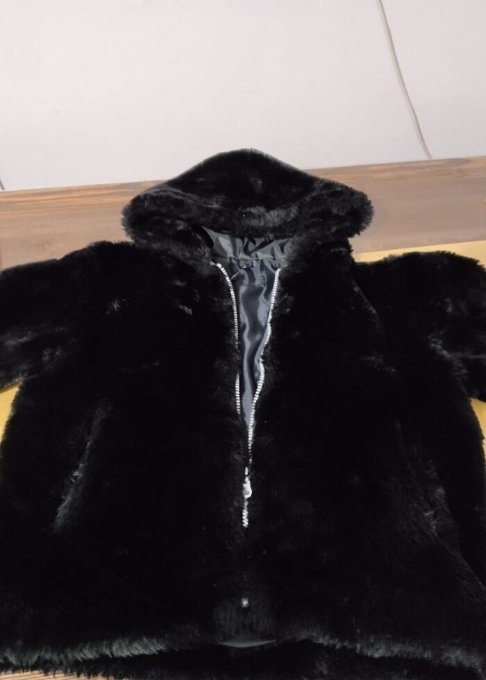 Kürk ceket Sıfır ürün astarlı . - Görsel 2