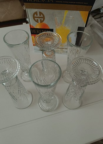 Kristal kadeh sunum bardağı - Görsel 2