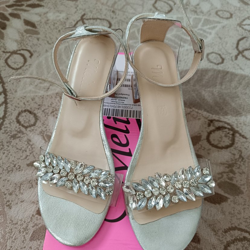 Taşlı Topuklu ayakkabı - Görsel 5