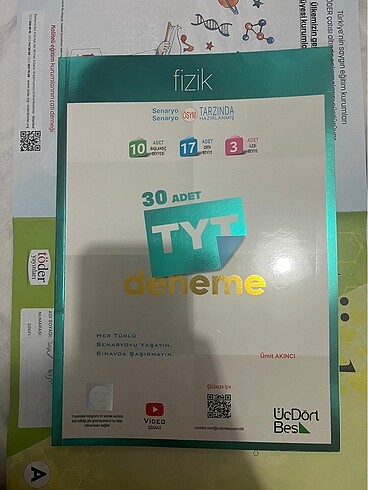 345 tyt fizik deneme
