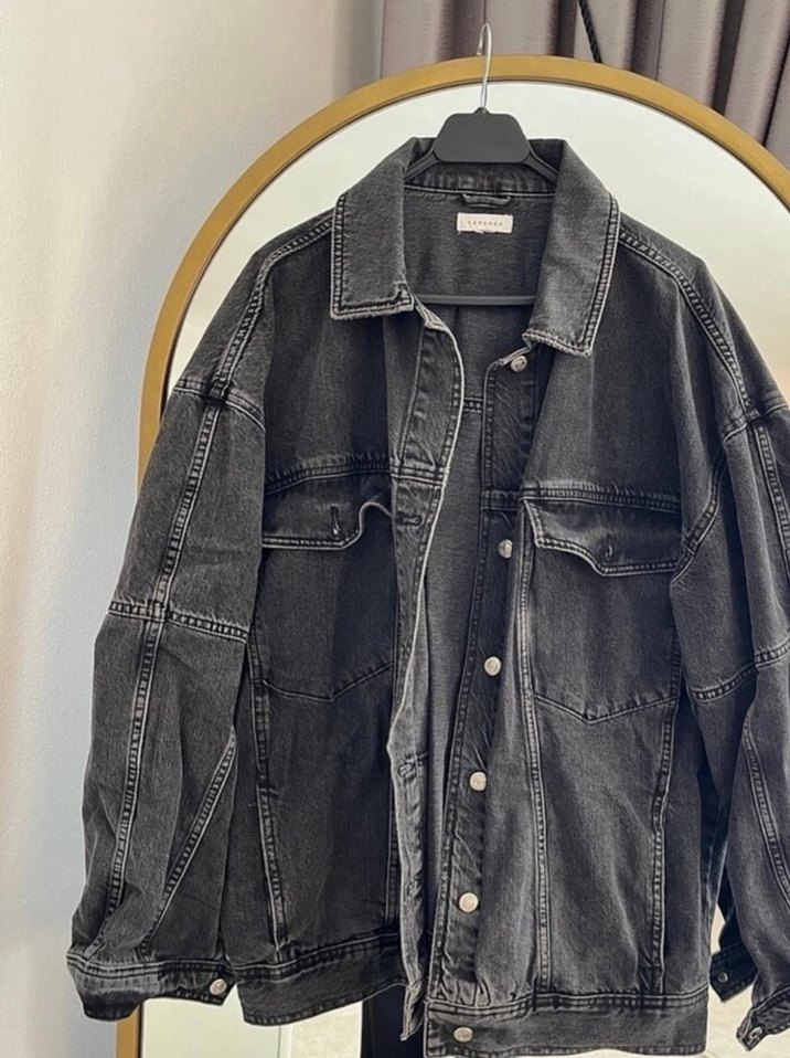 Siyah kot ceket - Görsel 2