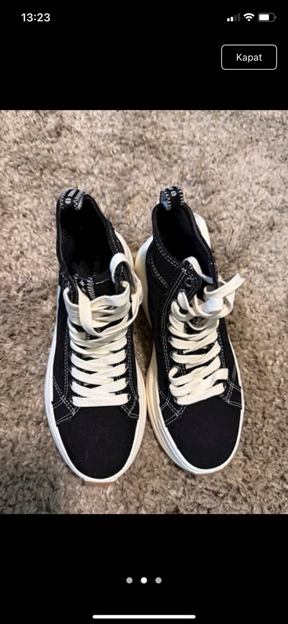 bershka dolgu topuklu spor ayakkabı - Görsel 2