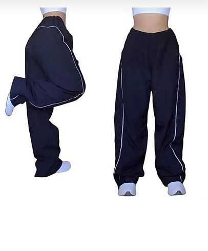lacivert paraşüt pantolon