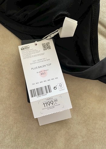 Penti Siyah Minimalist Goth bikini kadın penti
