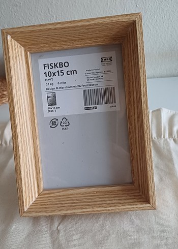 Bej FISKBO 10x15 cm Çerçeve