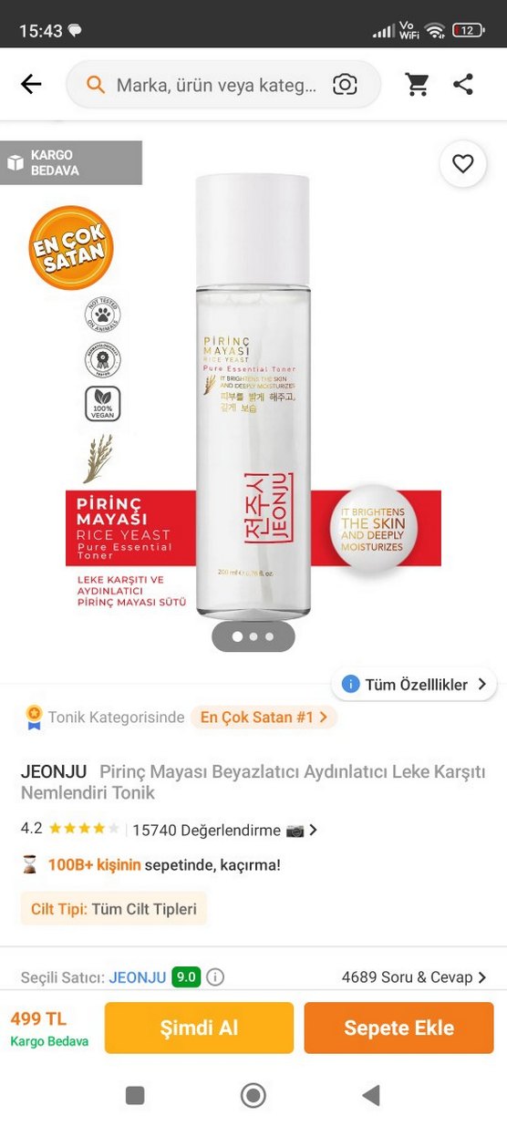 Jeonju Kadın Toneri 150 ml adet fiyatidir - Görsel 4