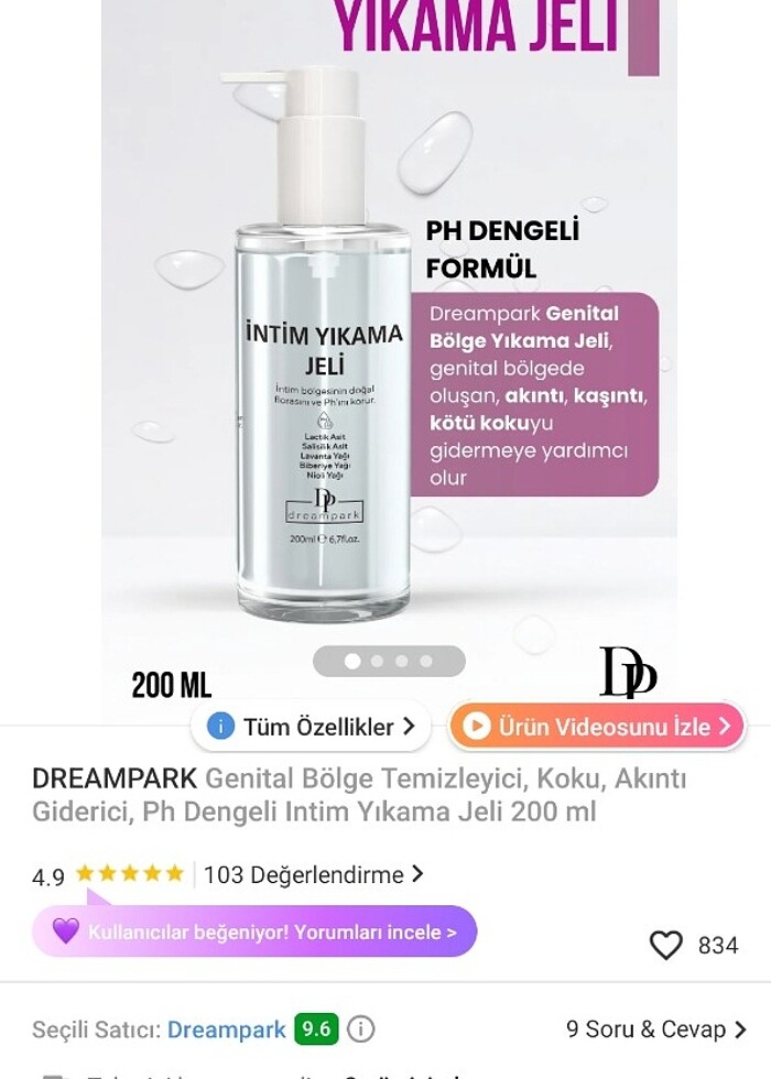 İntim yıkama jeli  - Görsel 2
