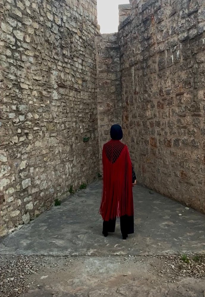 Makrome Pelerin - Görsel 5