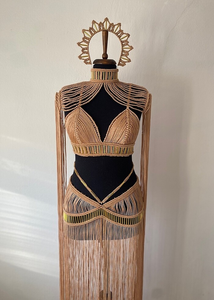 Özel Tasarım Makrome Festival Elbise - Görsel 2