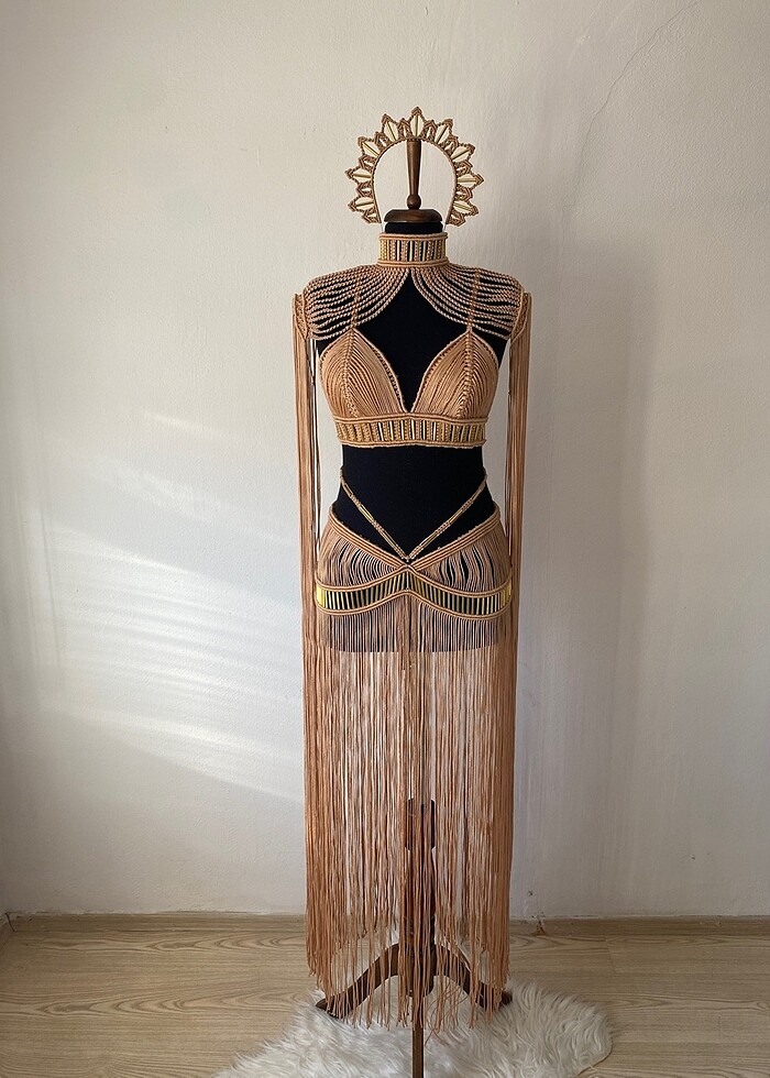 Özel Tasarım Makrome Festival Elbise - Görsel 3