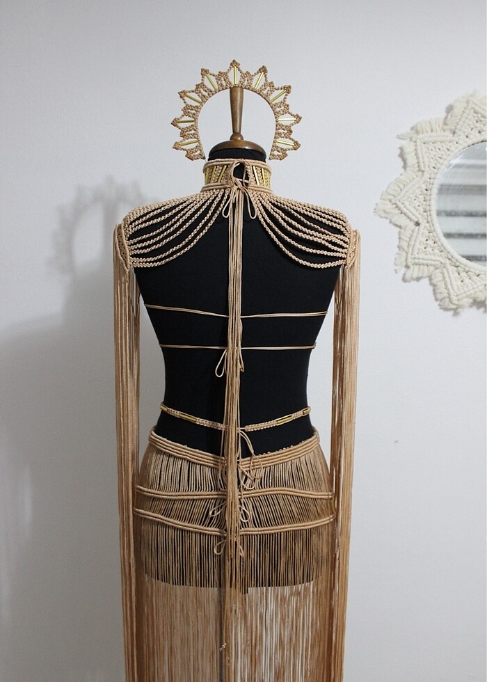 Özel Tasarım Makrome Festival Elbise - Görsel 4