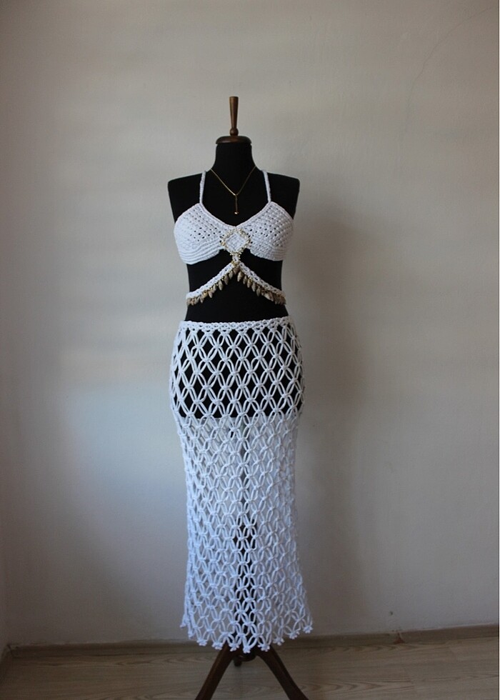 Makrome Plaj Elbisesi - Görsel 3