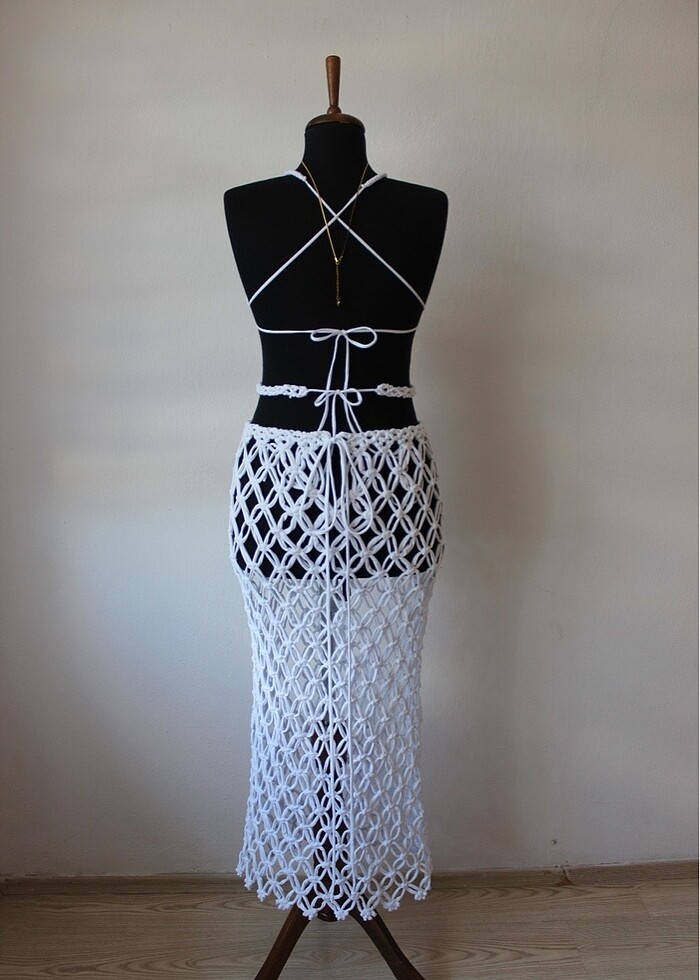 Makrome Plaj Elbisesi - Görsel 4