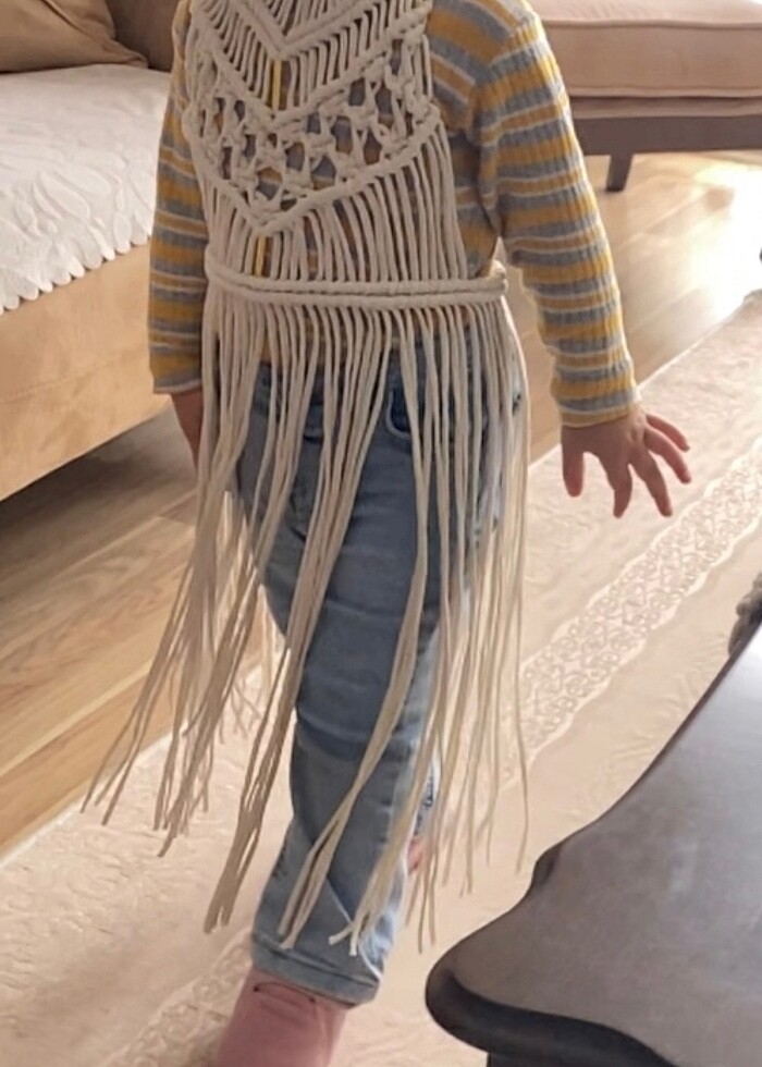 Makrome 2 yaş Plaj elbisesi - Görsel 3