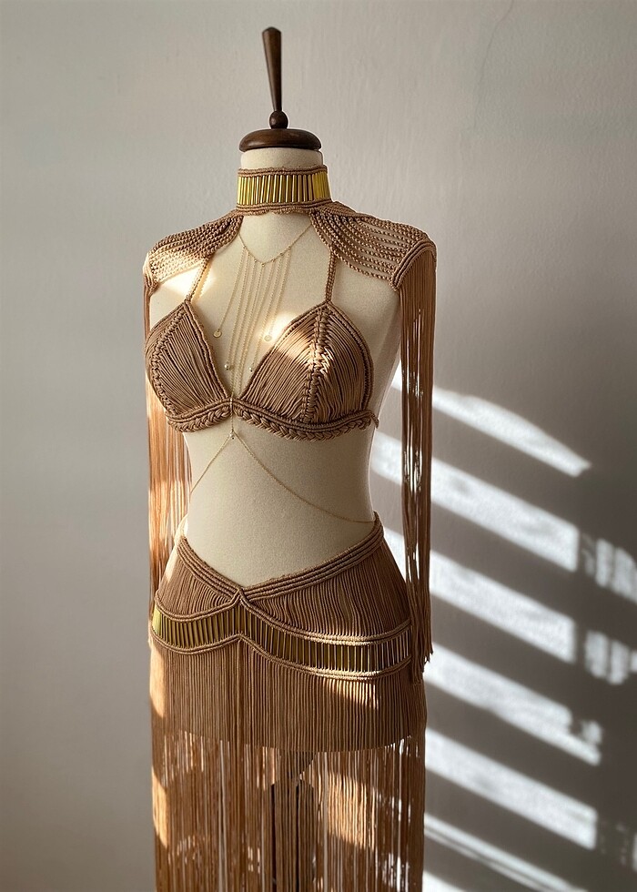 Makrome Festival elbise - Görsel 2