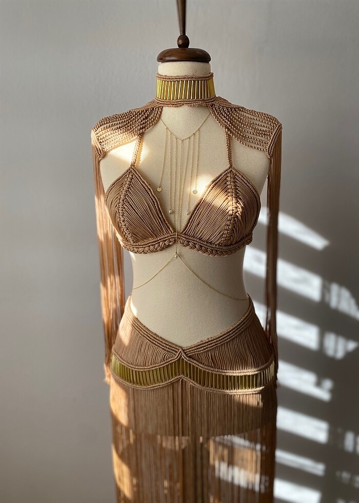 Makrome Festival elbise - Görsel 3