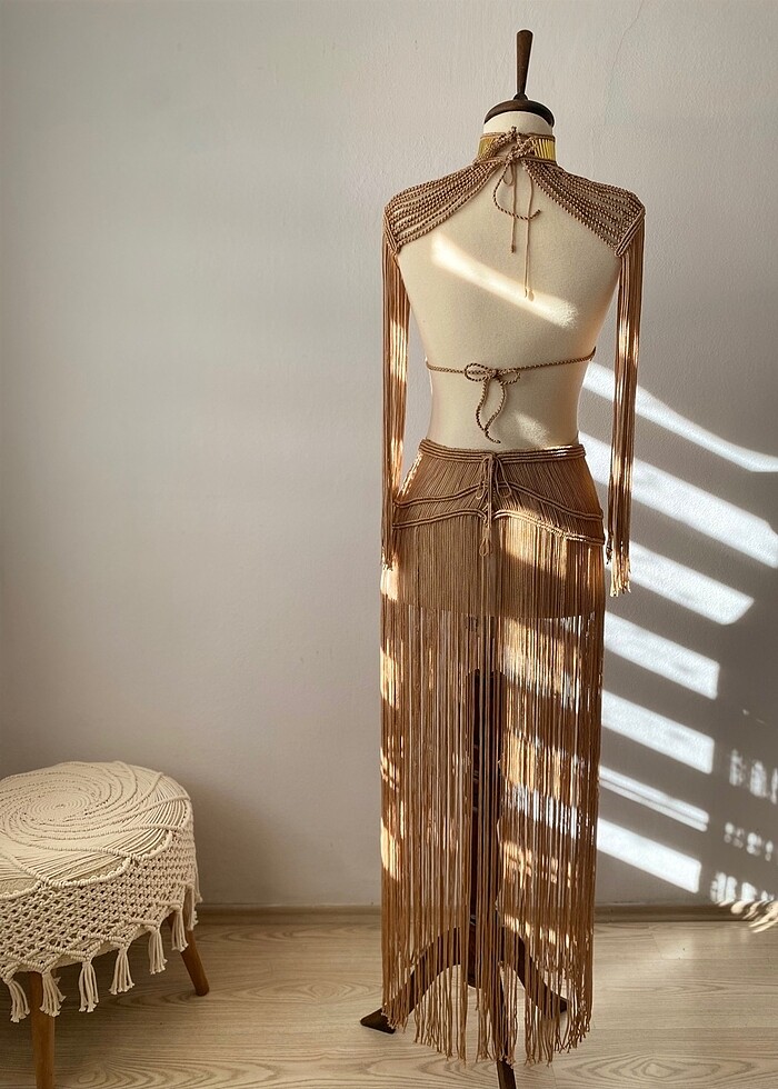 Makrome Festival elbise - Görsel 4