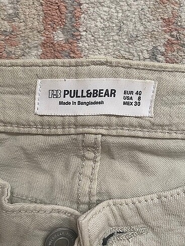 Pull and Bear keten kot bej