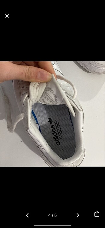 38 Beden beyaz Renk orijinal adidas beyaz spor ayakkabı