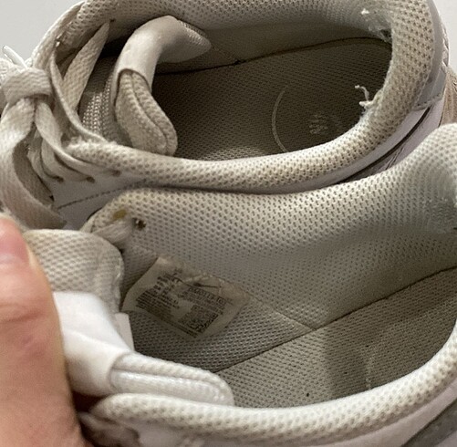 38 Beden beyaz Renk Orijinal Nike Tabanlı Spor Ayakkabı