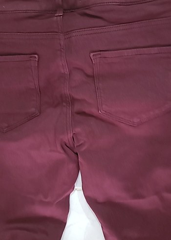 34 Beden Bordo Kadın Pantolon
