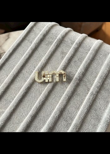 Altın Renkli İşlemeli Kadın Broş - Görsel 4