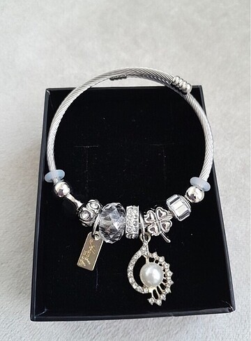 Çelik Pandora bileklik #pandora #takı