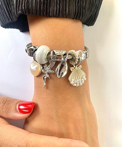 Celik Pandora bileklik #pandora #takı #bileklik