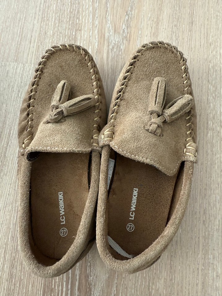 Bej Süet Püsküllü Erkek Özel Gün Ayakkabısı - Görsel 5