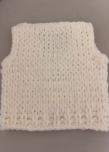 Bebek Örgü Yelek puffy - Görsel 4