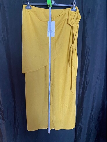 l Beden Zara sarı yazlık pantolon