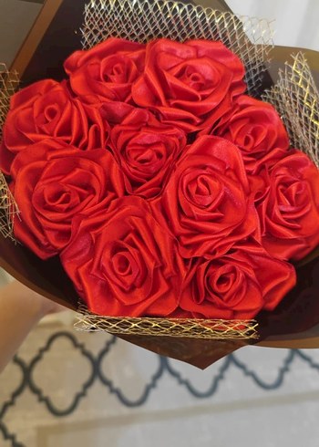 Kırmızı Güllerden Buket - Görsel 4