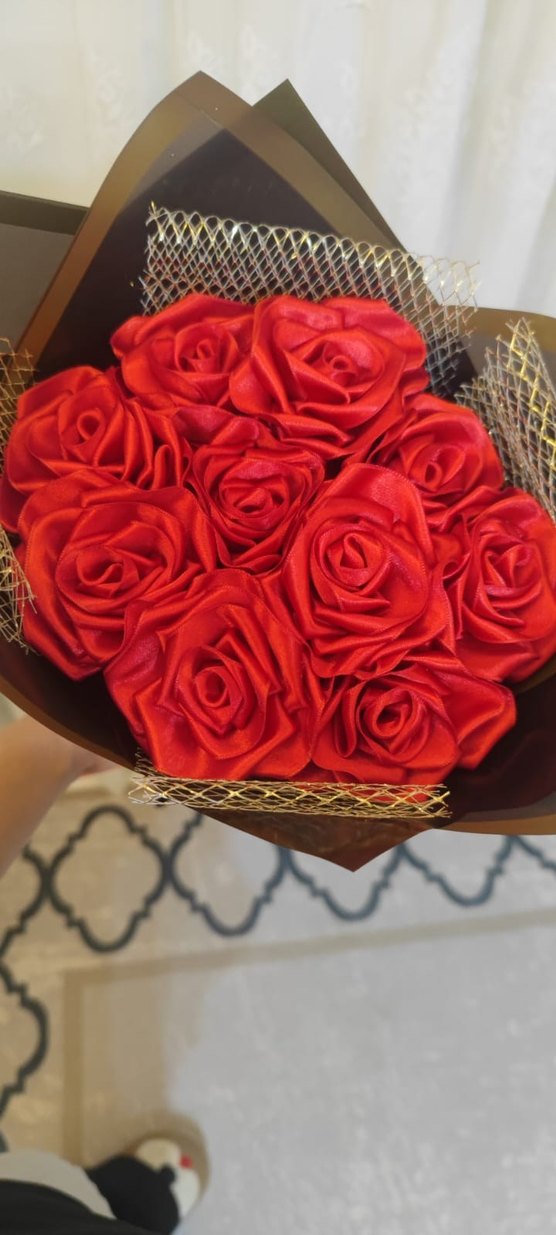 Kırmızı Güllerden Buket - Görsel 4