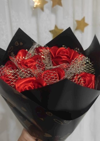 Kırmızı Dantel Detaylı Gotik Kadın Saç Aksesuarı - Görsel 2