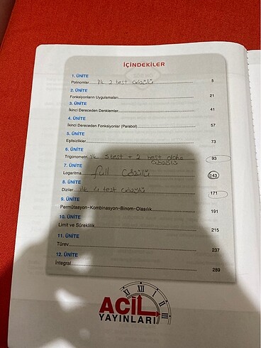 Ayt matematiğin ilacı acil yayınları