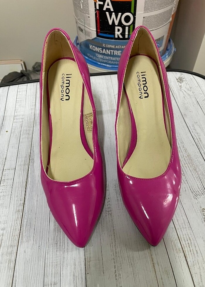 Kadın pembe ayakkabı(limon) - Görsel 2