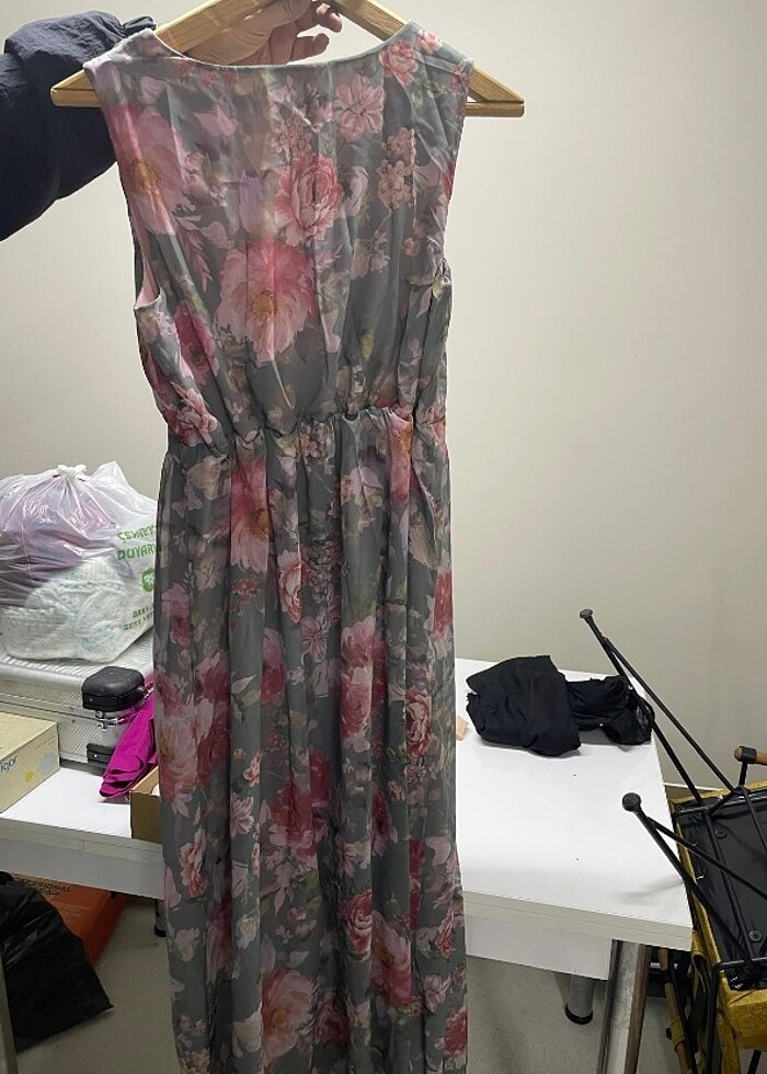 Geniş kesim hamile elbise - Görsel 2