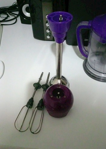 Mor Renkli Blender ve Mikser Seti