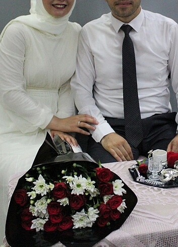 Diğer Krem rengi abiye