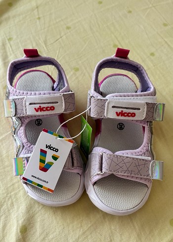 Kız Çocuk Pembe Cırt Cırtlı Spor Sandalet - Görsel 5