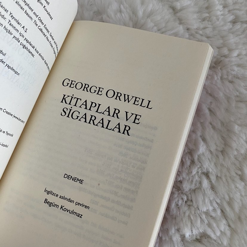 George Orwell - Kitaplar ve Sigaralar - Görsel 4