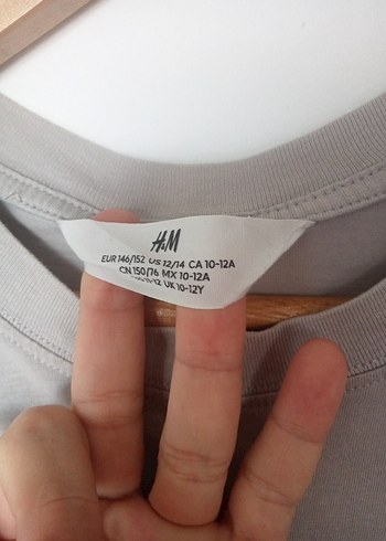 H&M Gri Baskılı  Atlet %100 pamuk - Görsel 2